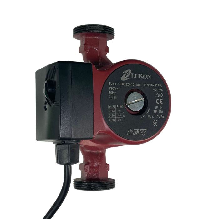 Циркуляцiйний насос LuKon GRS-25-40 180 мм для системи опалення (10 Бар)
