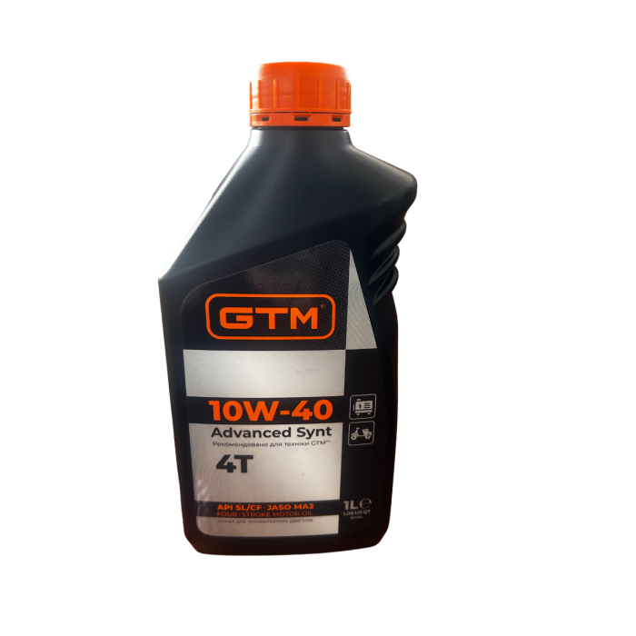 Змазка 10W-40 (1л) для 4-х тактн. двигунів