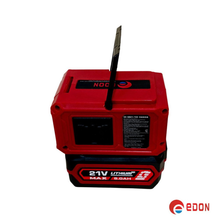 Акумуляторний інвертор напруги (від акумулятора) 150W Edon ED-NB 21/150 (АКБ 5,0 А·год)