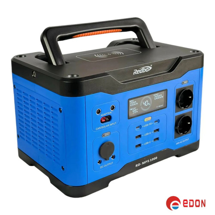 Портативна зарядна станція REDBO Portable Power Station 1000W 1019Wh