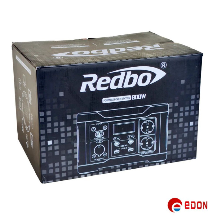 Портативна зарядна станція REDBO Portable Power Station 800W 891,7Wh