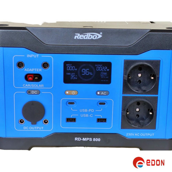 Портативна зарядна станція REDBO Portable Power Station 800W 891,7Wh