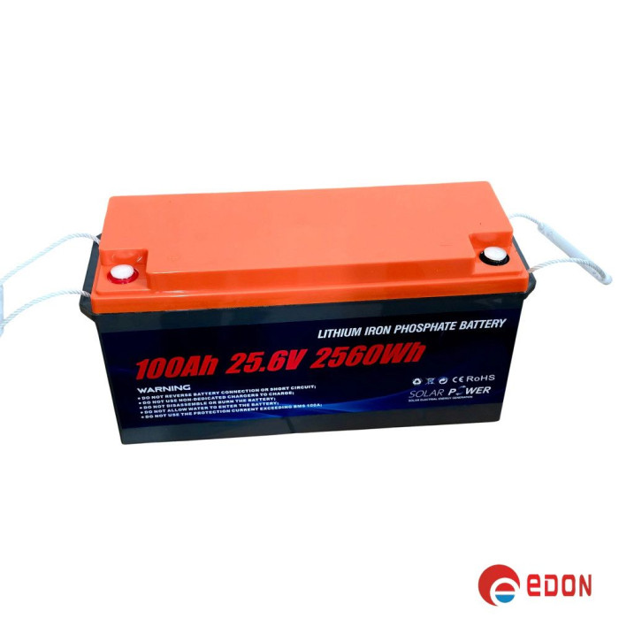 Акумулятор літій залізофосфатний Redbo (lifepo4) 100 А, 25,6V