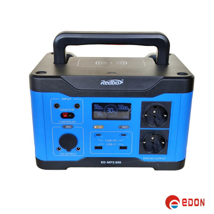 Портативна зарядна станція REDBO Portable Power Station 600W 509.6Wh