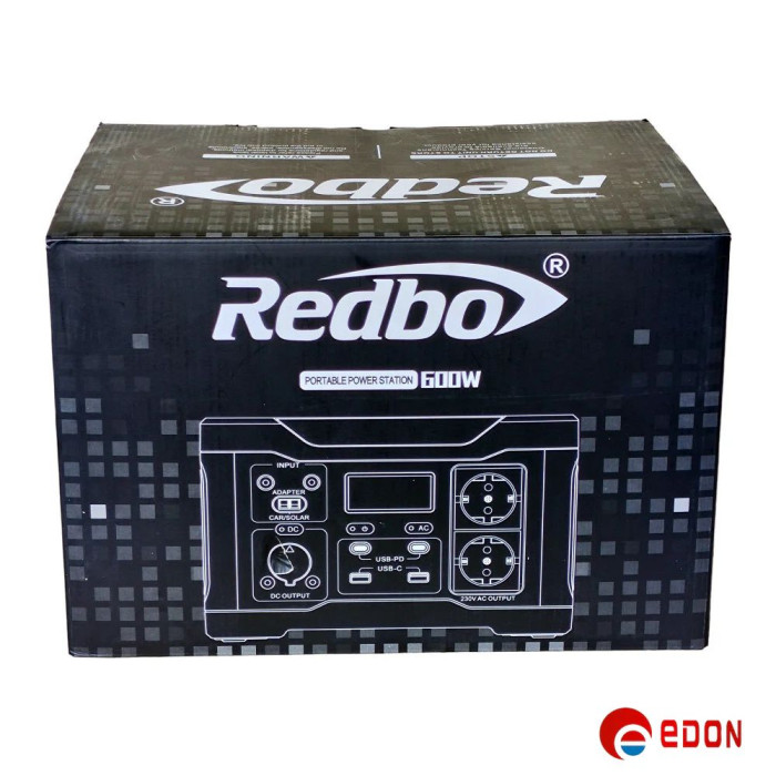 Портативна зарядна станція REDBO Portable Power Station 600W 509.6Wh