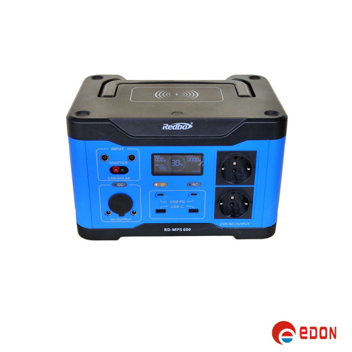Портативна зарядна станція REDBO Portable Power Station 600W 509.6Wh
