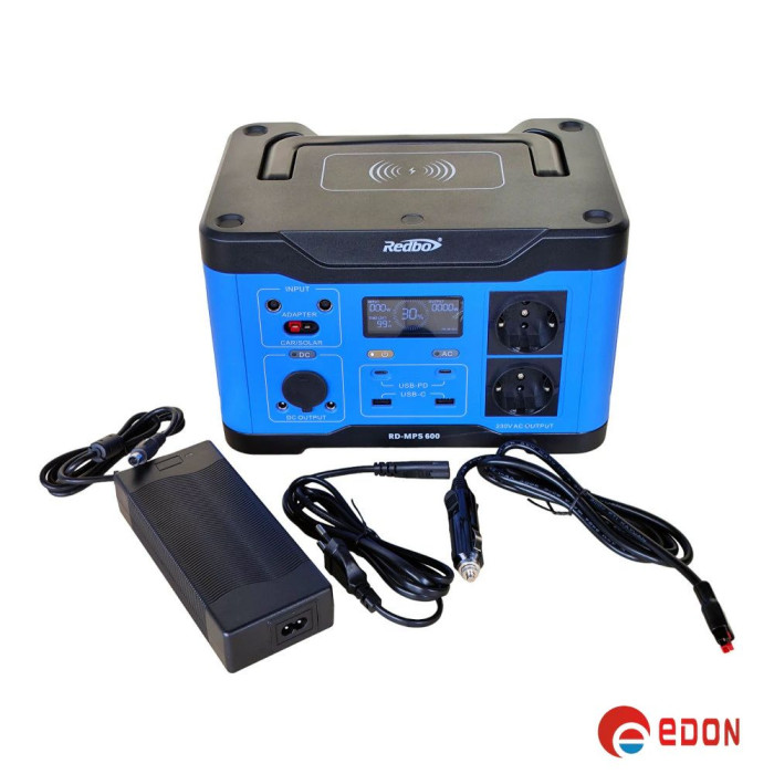 Портативна зарядна станція REDBO Portable Power Station 600W 509.6Wh