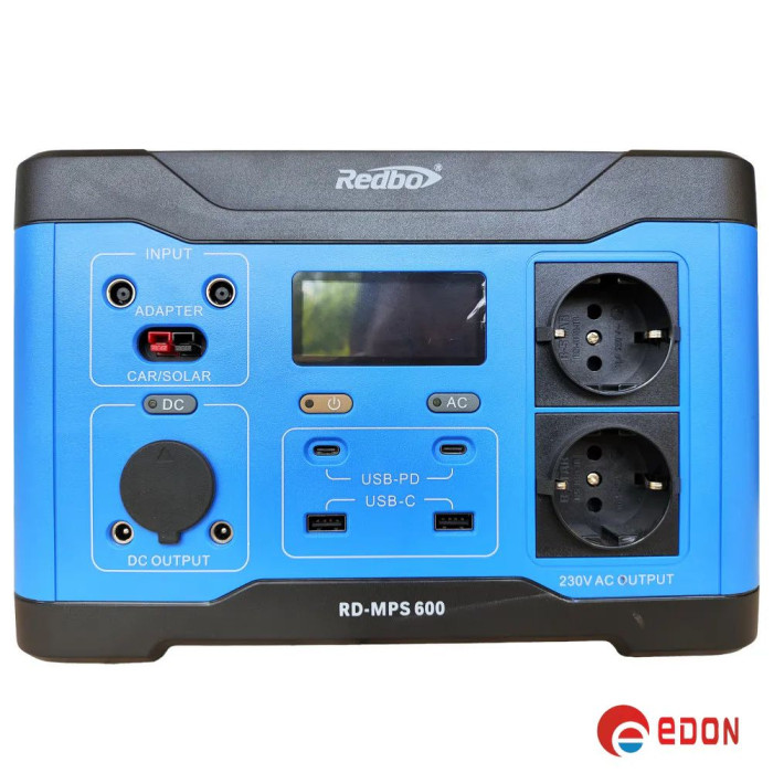Портативна зарядна станція REDBO Portable Power Station 600W 509.6Wh