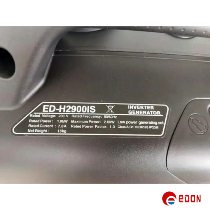Інверторний бензиновий генератор EDON ED-H2900IS (2.0 кВт)