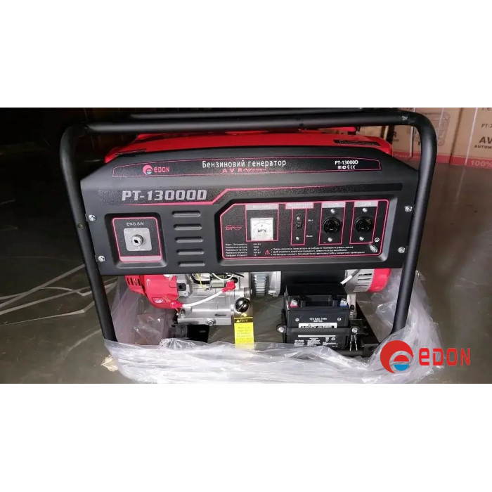 Бензиновий генератор EDON ED-13000 PRO (220/380 V)