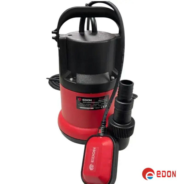 Дренажний насос EDON Q1100/5 (1100 Вт, 12.5 м3/година, напір 8.5 м, глибина 7 м)