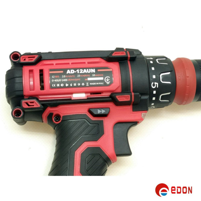 Акумуляторний шуруповерт EDON AD-12AUN (знімний патрон)