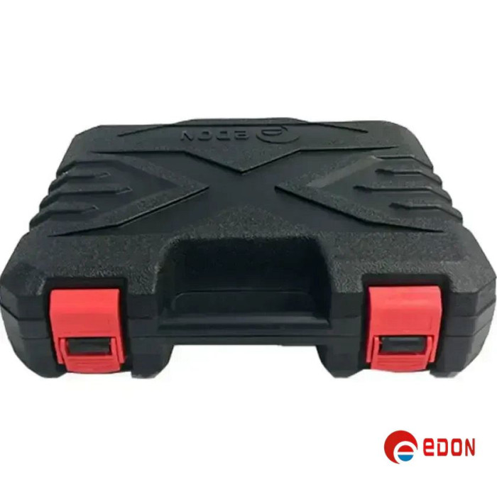 Акумуляторний шуруповерт із набором насадок EDON ED-1201 (кейс 12 В, 2А, 1 АКБ)