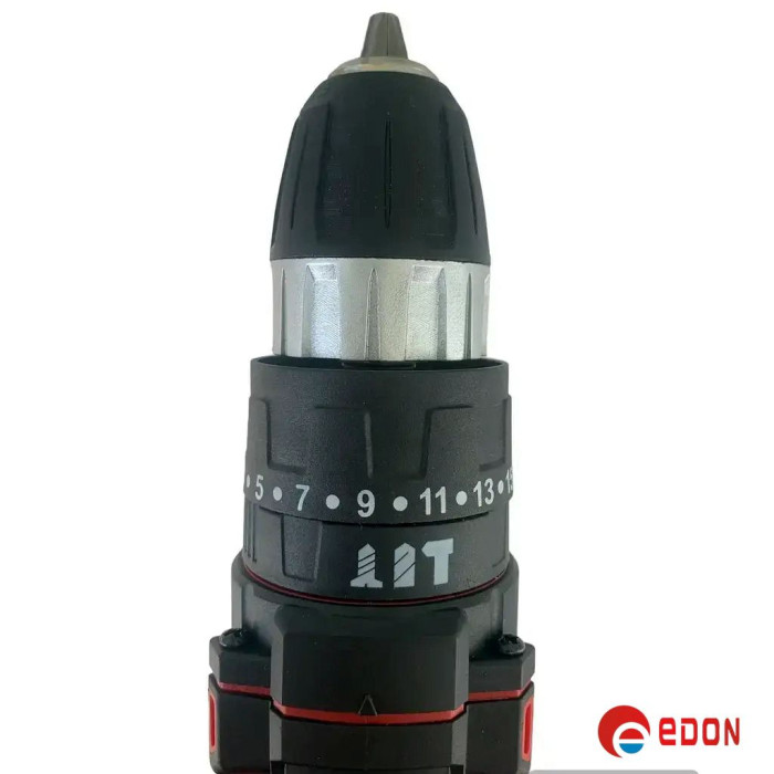 Акумуляторний шуруповерт УДАРНИЙ з набором насадок EDON AD-21CPK OL (кейс 21V / 2.0 А·год, 2 АКБ)