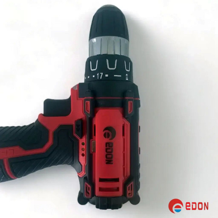 Акумуляторний шуруповерт із набором насадок EDON AD-12CK OL (кейс, 12V / 2.0 А·год, 2 АКБ)