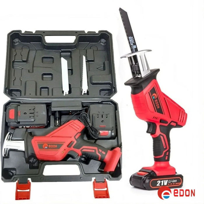 Акумуляторна шабельна пилка EDON AD-21Fj (21V /2.0 А·г)