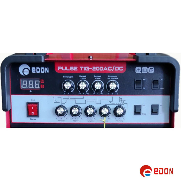 Інверторне аргонне зварювання EDON PULSETIG-200 AC/DC