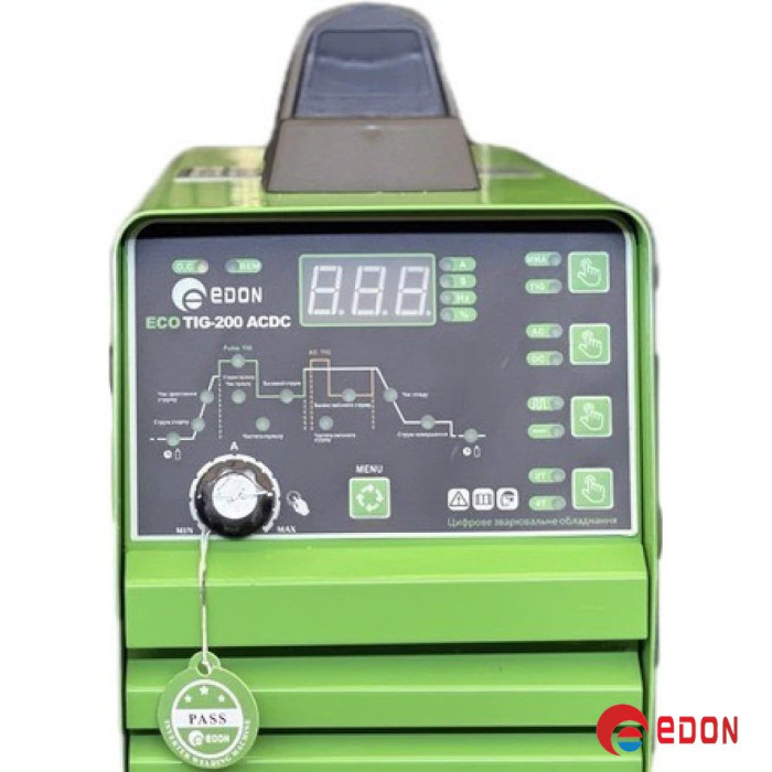 Інверторне аргонне зварювання EDON ECO TIG-200 AC/DC