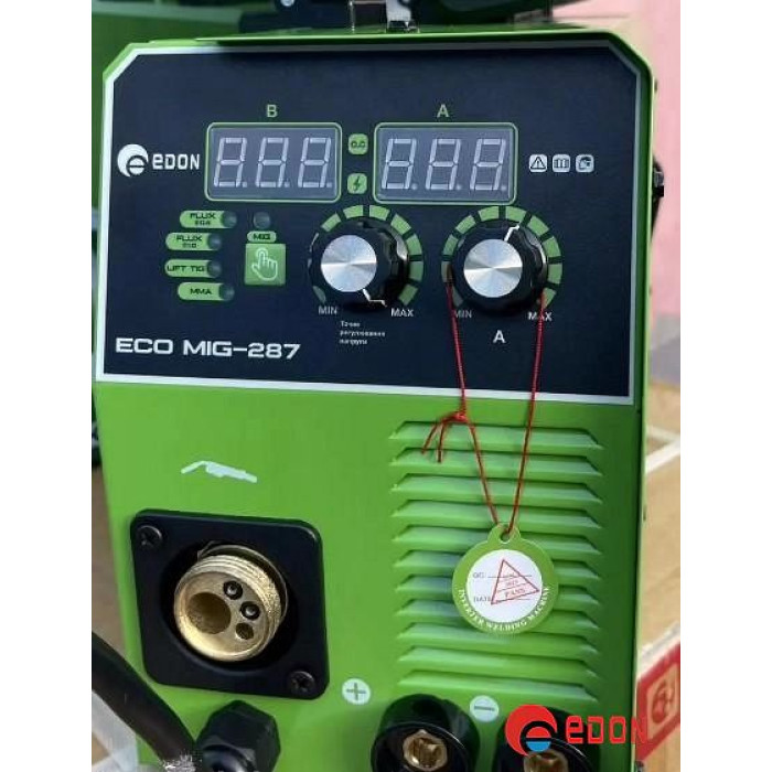Зварювальний напівавтомат 2 в 1 EDON ECO MIG 287