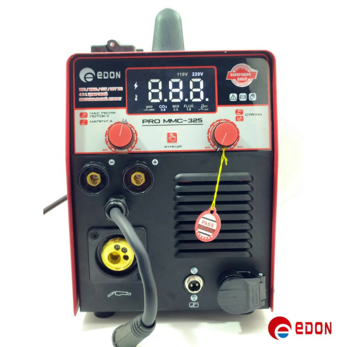Інверторний зварювальний апарат EDON PRO MMC-325 (MIG/MMA/CUT/LIFT TIG)