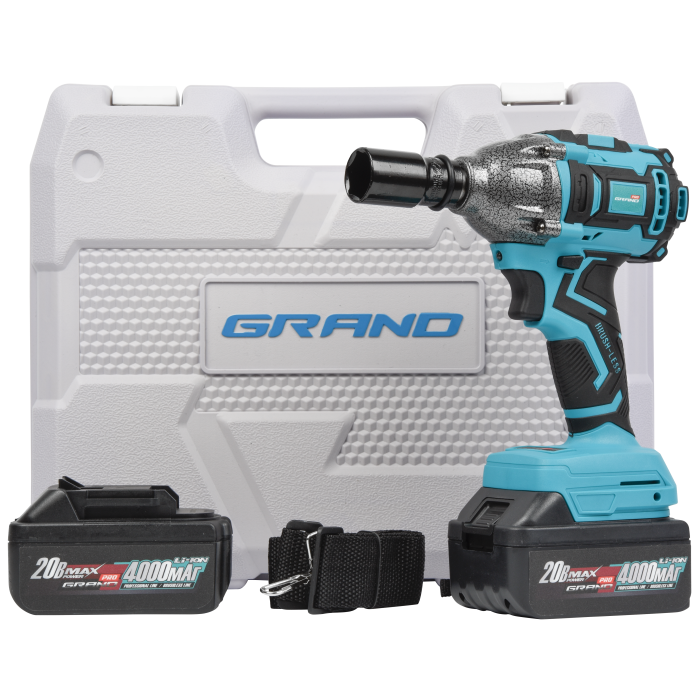 Акумуляторний гайковерт Grand АГ-20UBL/PRO