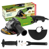Електрична болгарка Procraft PW1200 з диском 125 мм