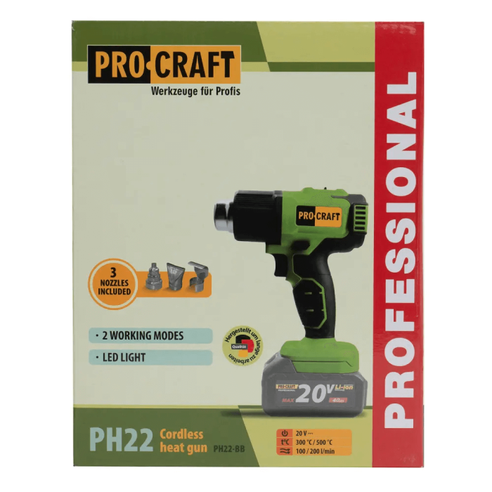 Акумуляторний фен Procraft PH22