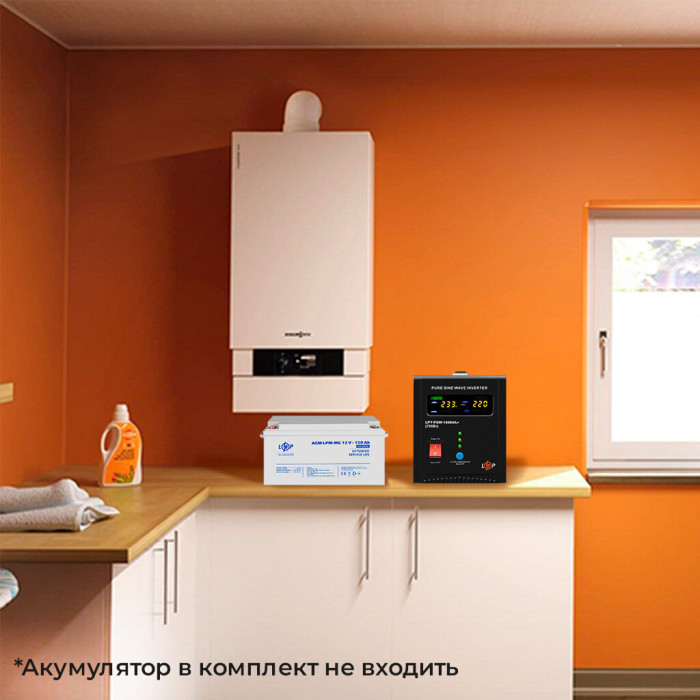 Безперебійник LogicPower LPY-PSW-1000VA+ (700Вт) - ДБЖ з правильною синусоїдою (12В)