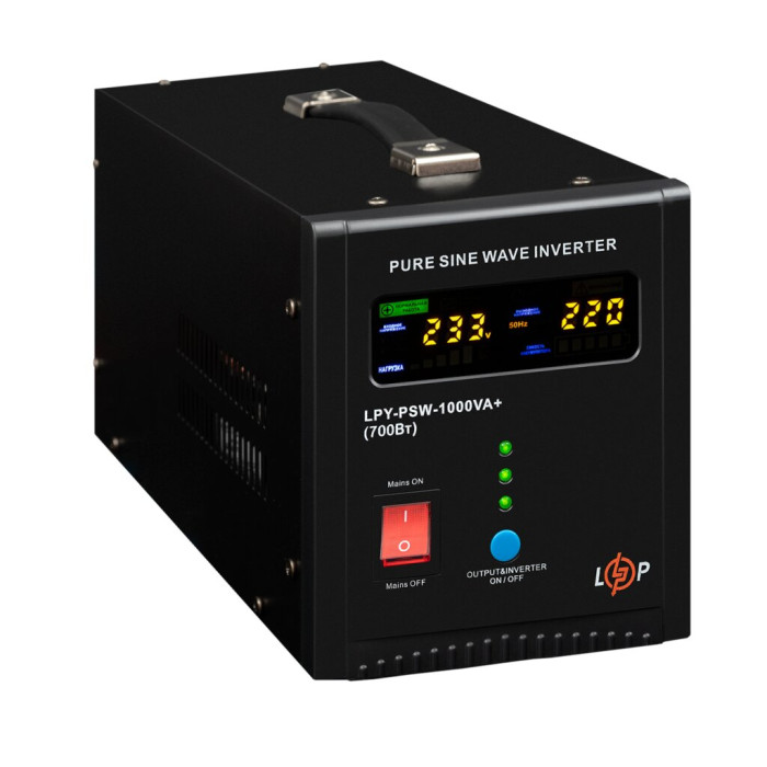 ДБЖ безперебійник LogicPower 1000VA з акумулятором 100 Аг