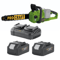 Акумуляторна пила Procraft PCA42/2 з акумуляторами по 4 Аг та зарядним