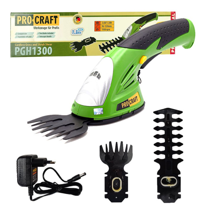 Акумуляторні ножниці кущоріз Procraft PGH1300