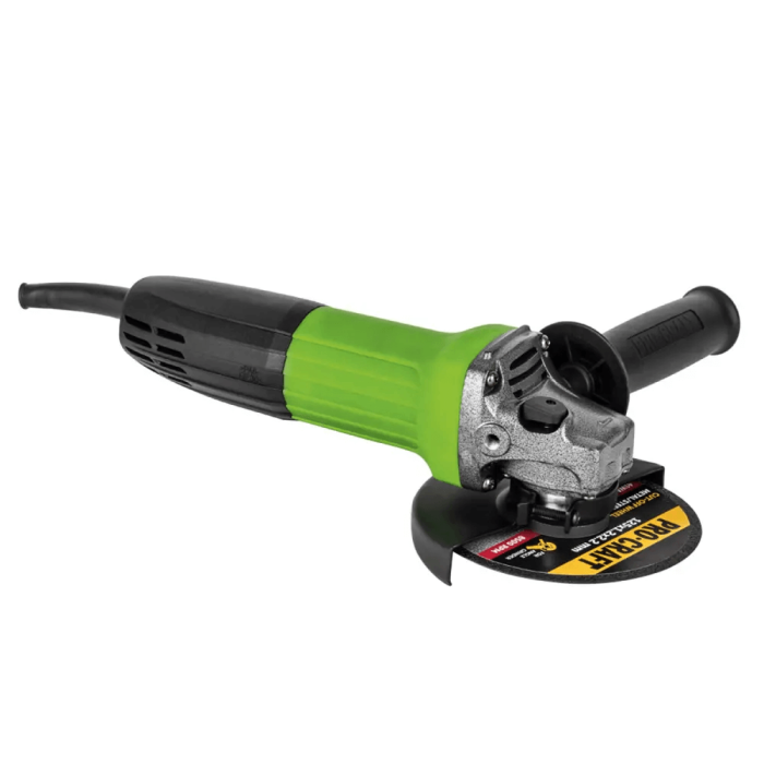Електрична болгарка Procraft PW1100 з диском 125 мм