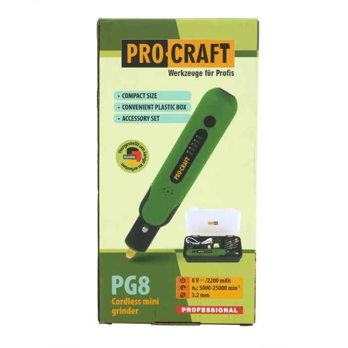 Акумуляторний гравер Procraft PG8