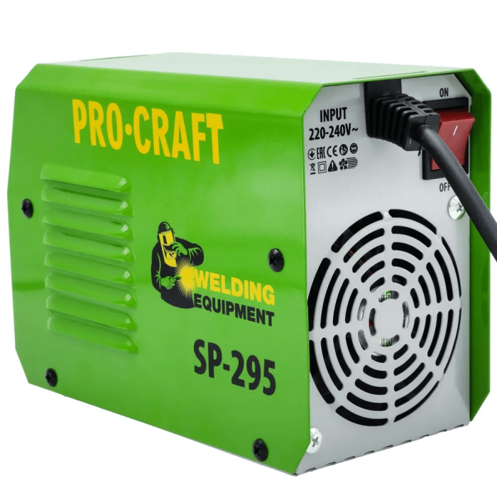 Інверторний зварювальний апарат Procraft SP295 New (в картонній упаковці)