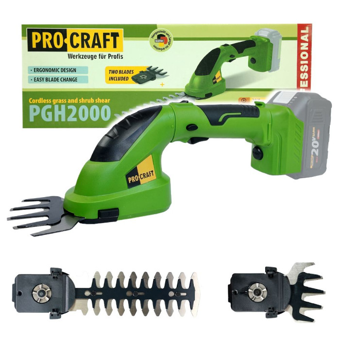 Акумуляторні ножиці кущоріз Procraft PGH2000