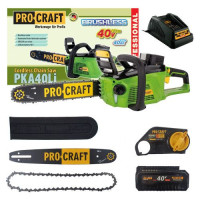 Акумуляторна пила Procraft PKA40Li з батареєю 4 Ah та зарядкою
