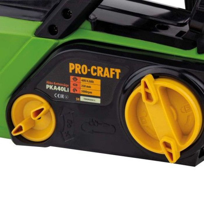 Акумуляторна пила Procraft PKA40Li з батареєю 4 Ah та зарядкою