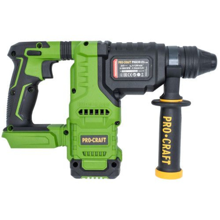Перфоратор Procraft PHA30 з силою удару 2,8 Дж (3 режими роботи)