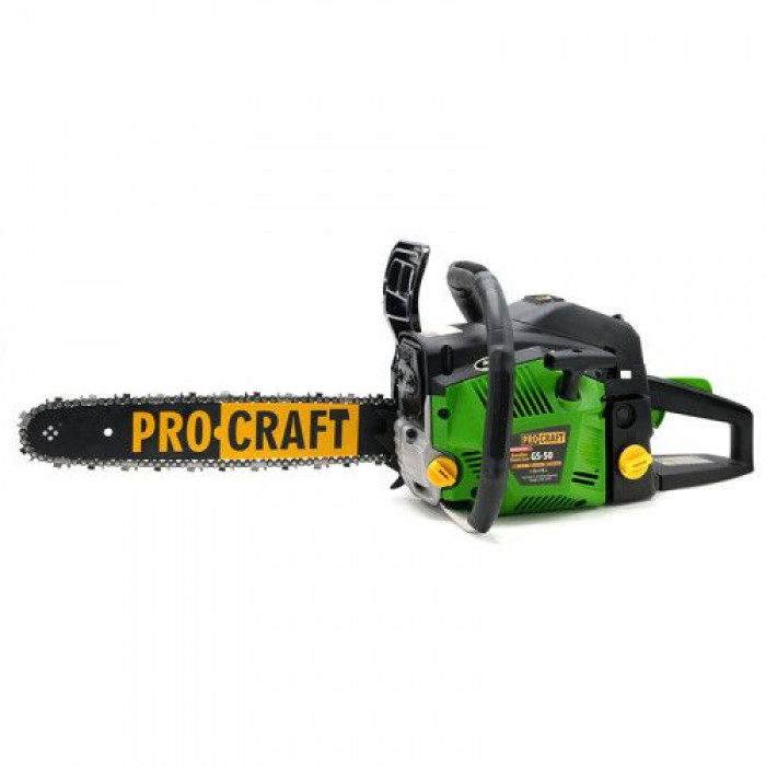 Бензопила Procraft GS50 з шиною 40 см (52 см³)