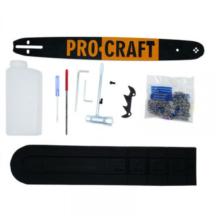 Пила бензинова Procraft GS450 з металевим стартером (45 см)