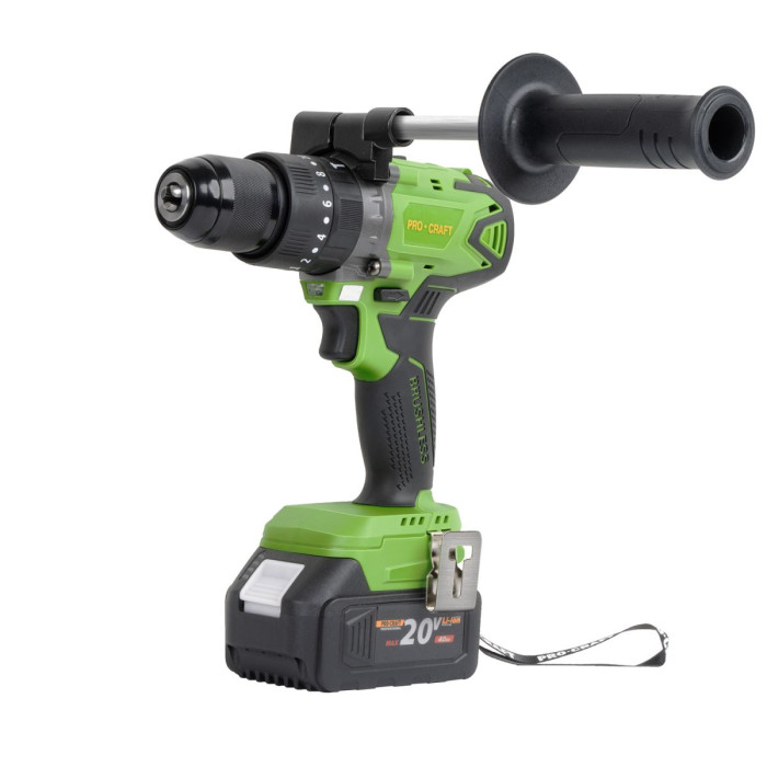 Акумуляторний шуруповерт Procraft PA18BL Universal Extra з розширеним комплектом