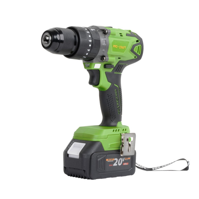Акумуляторний шуруповерт Procraft PA18BL Universal Extra з розширеним комплектом