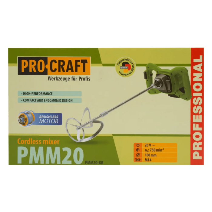 Акумуляторний міксер для замішування Procraft PMM20