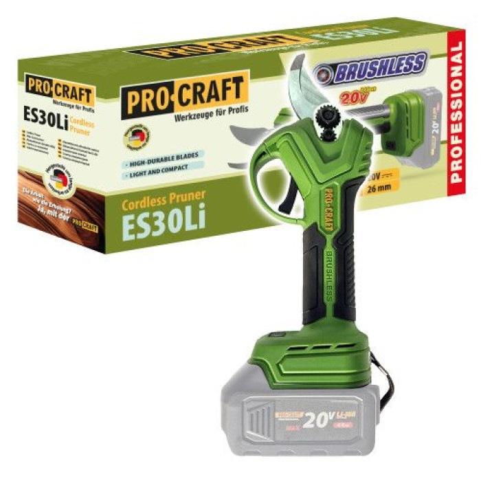 Акумуляторний секатор Procraft ES30Li