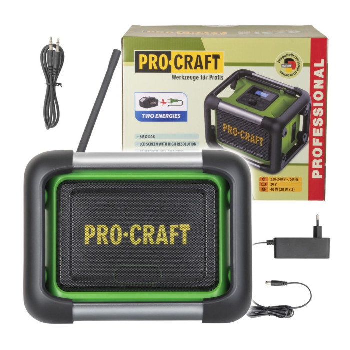 Акумуляторний радіоприймач Procraft PJS20 (каркас)