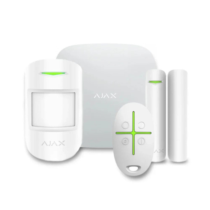 Бездротова охоронна система Ajax StarterKit 2 з 2G, Ethernet, підтримкою фотоверифікації тривог