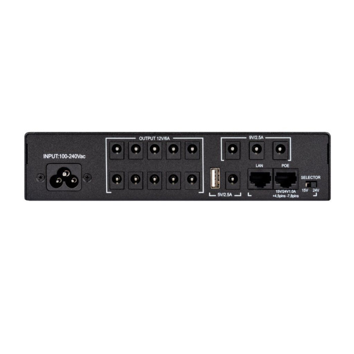 Безперебійник LogicPower GV-702-UPS-DC18 для відеокамер та роутерів з POE (100 Ватт)