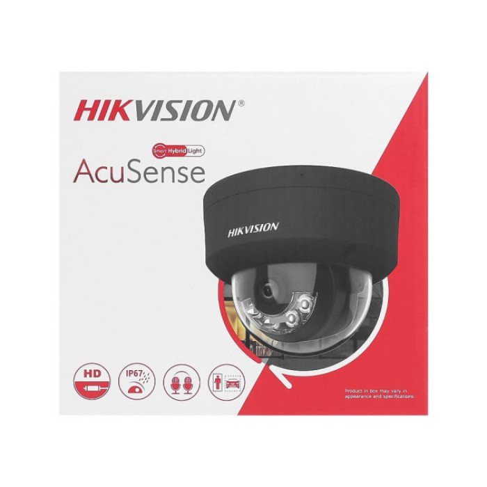 4MП Acusense IP камера Hikvision DS-2CD2143G2-LIS2U (2.8 мм) black