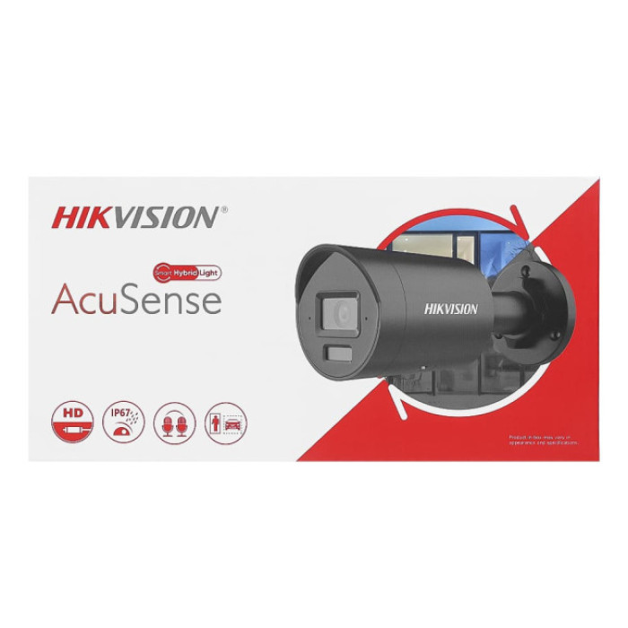 4МП Acusense IP камера Hikvision DS-2CD2043G2-LI2U (2.8 мм) black