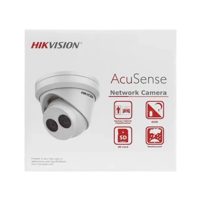 4МП AcuSense IP камера Hikvision DS-2CD2343G2-IU (2.8 мм) біла